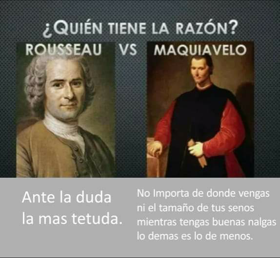 Maquiavelo ( ͡° ͜ʖ ͡°) - meme