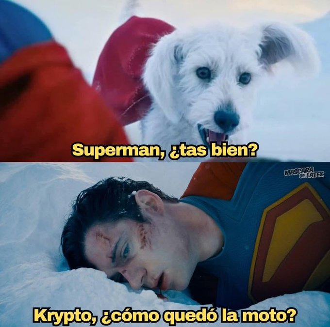 Meme de Krypto el perro de Superman