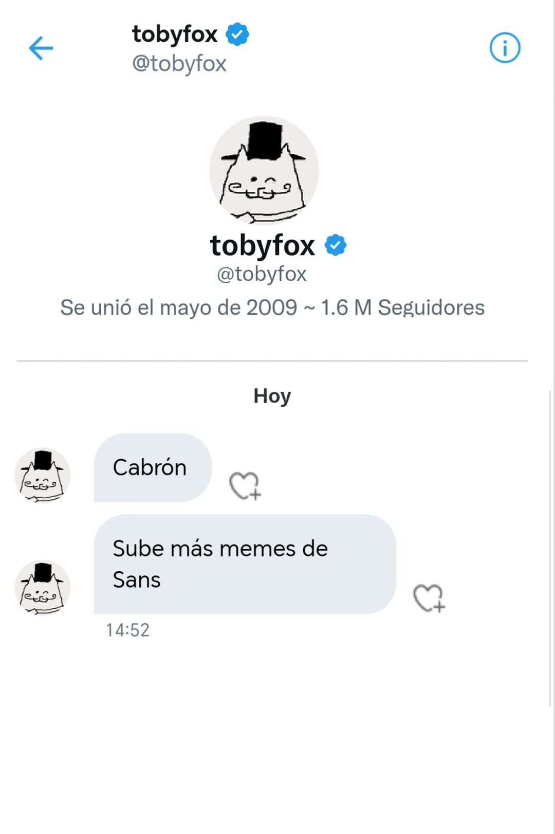 Lo que me mando el mismisimo tobyfox - meme