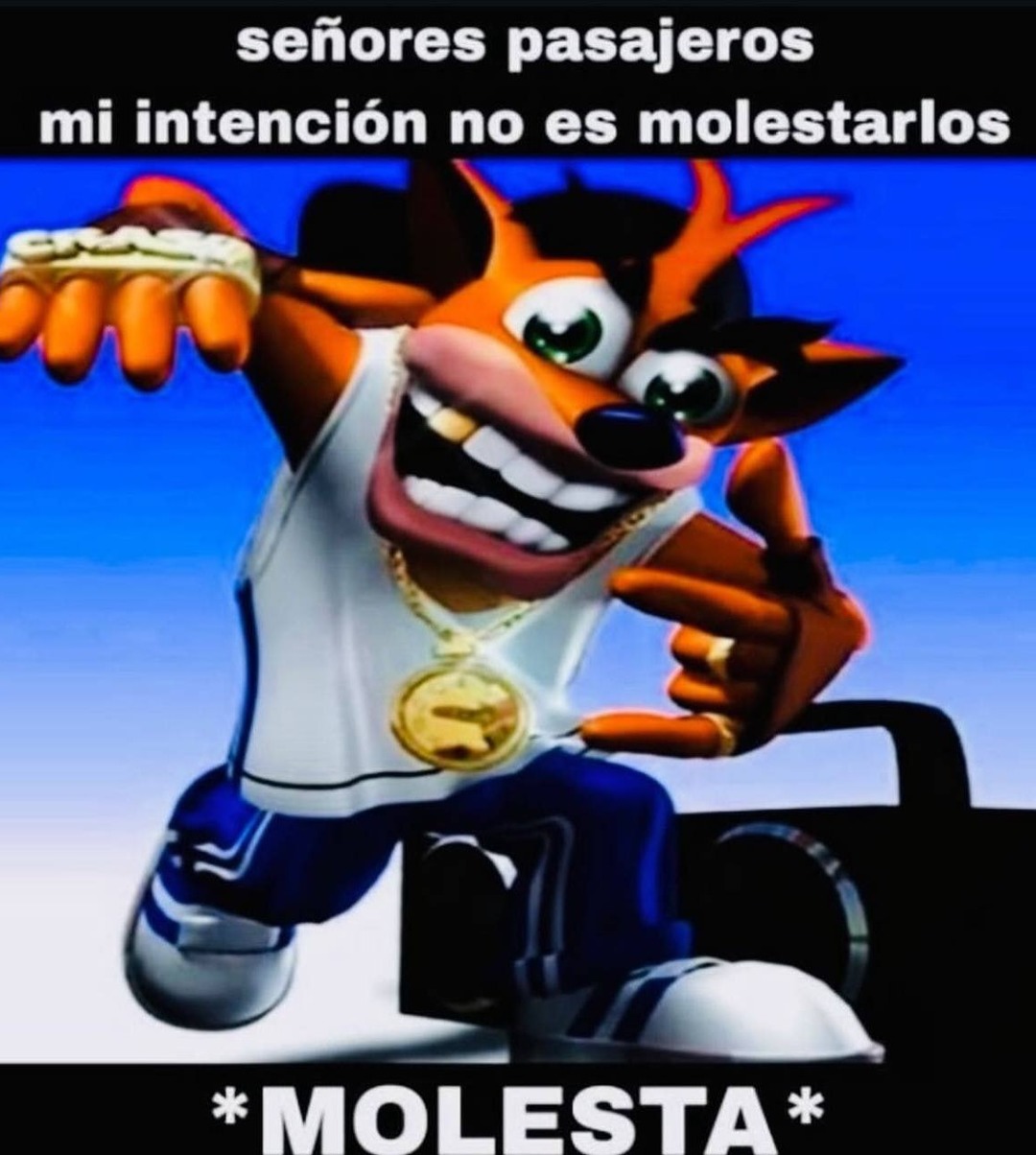Señores pasajeros - meme