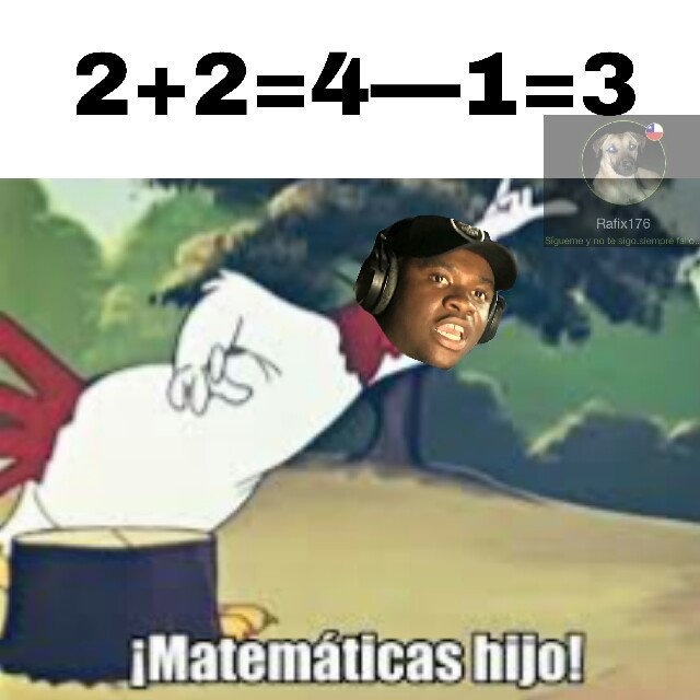 El titulo se fue a hacer sus tareas de matematicas - meme