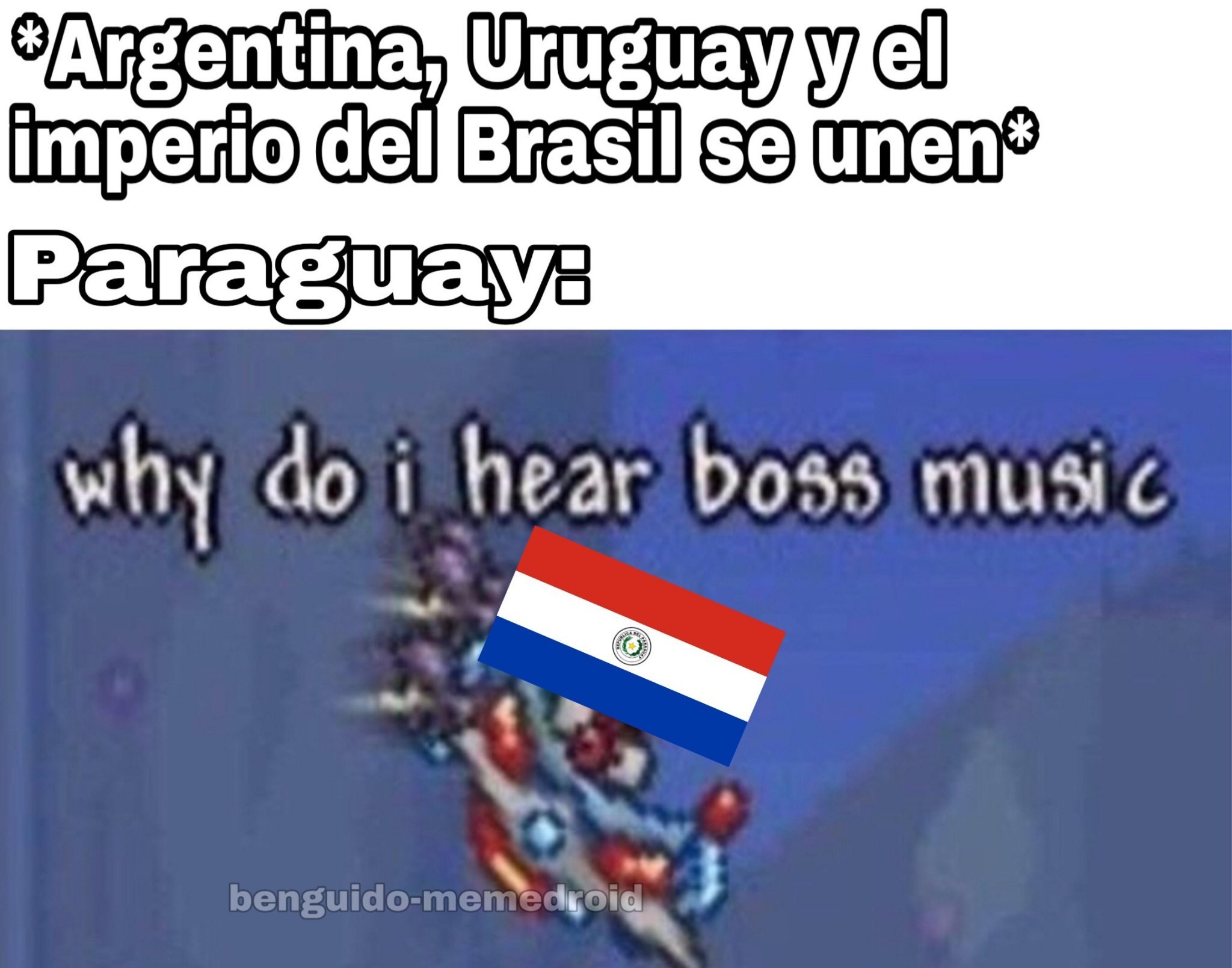 Pobre paraguai :'( - meme