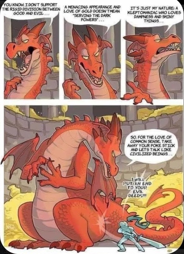 Philosophical dragon - meme