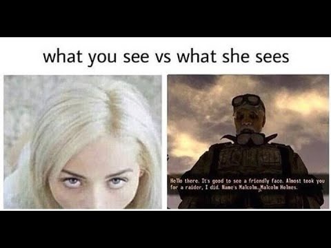 What she sees - meme