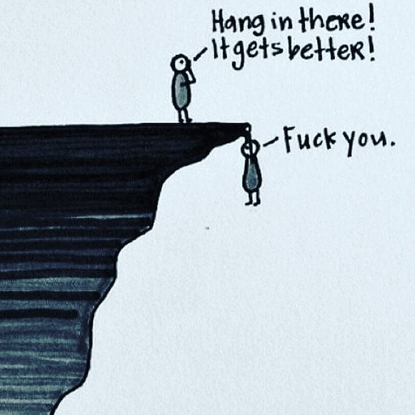 Hang in there - meme