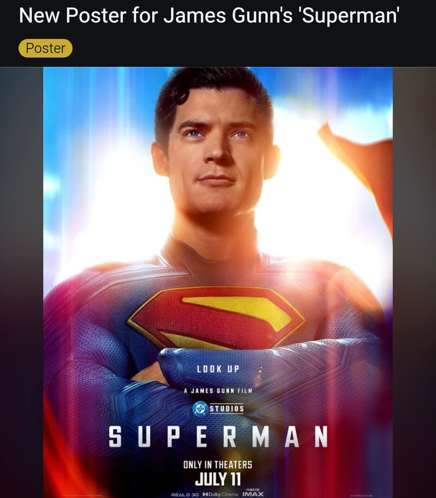 James Gunn drops new Superman poster, fans start theorizing instantly - meme