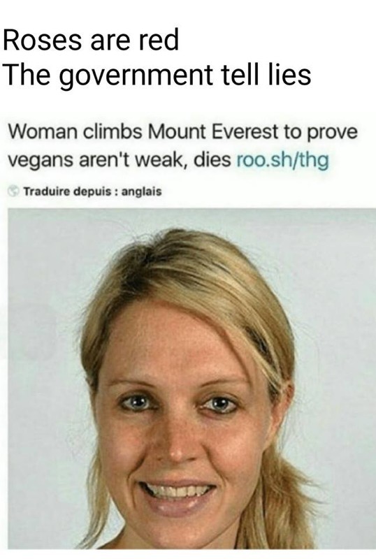 Should have put some meat in her mouth. - meme