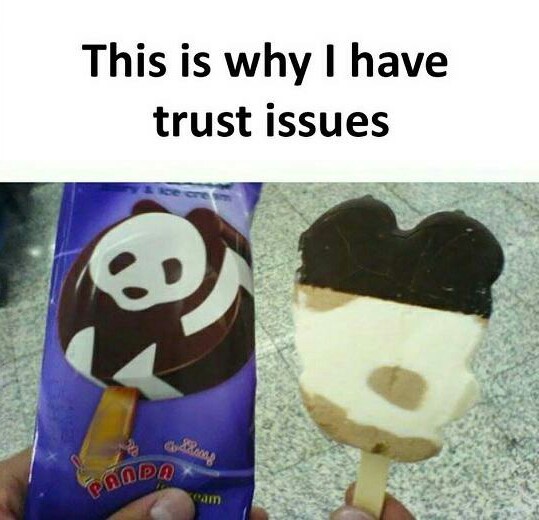 Trust issues - meme