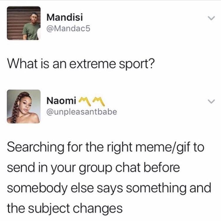 Extreme Sports - meme
