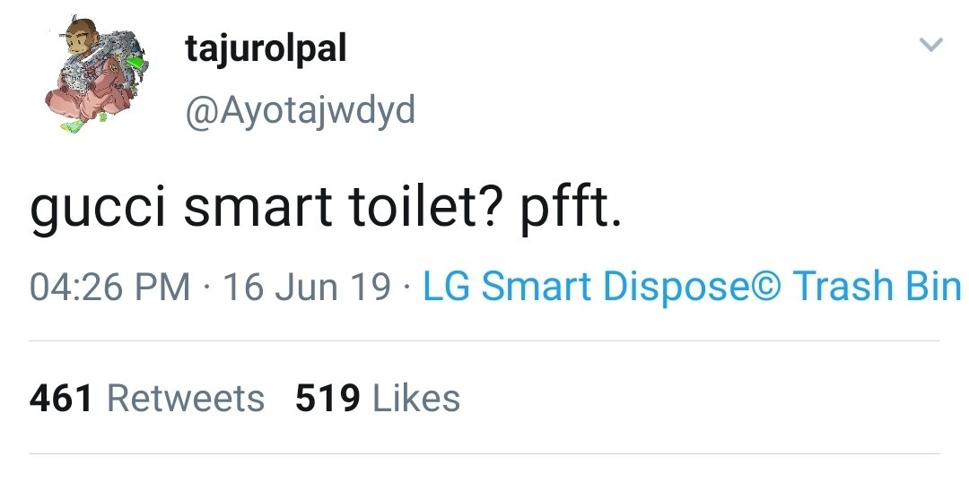 Gucci Smart Toilet? - meme