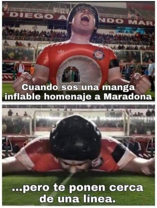Maradona drogas=risas - meme
