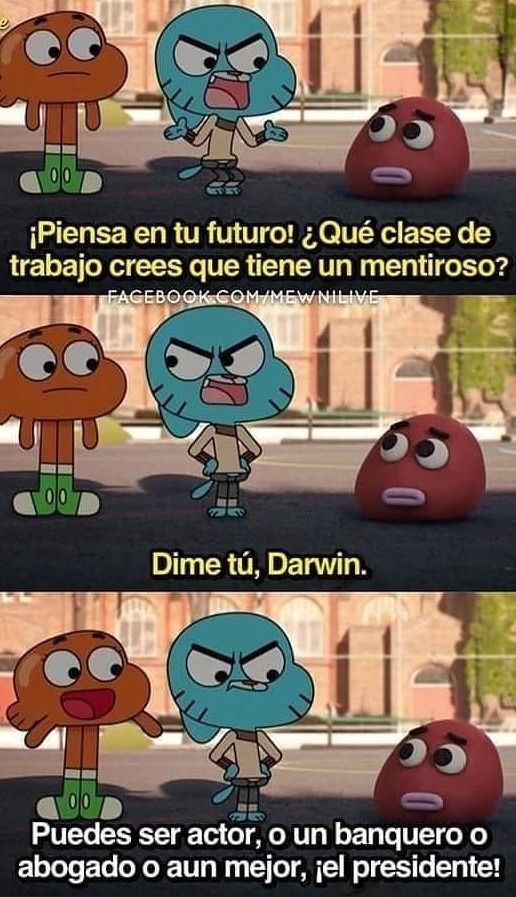 Darwin tonto - meme