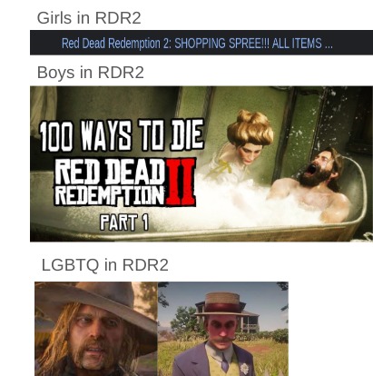 Different People Playing RDR2 - meme