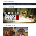 Different People Playing RDR2