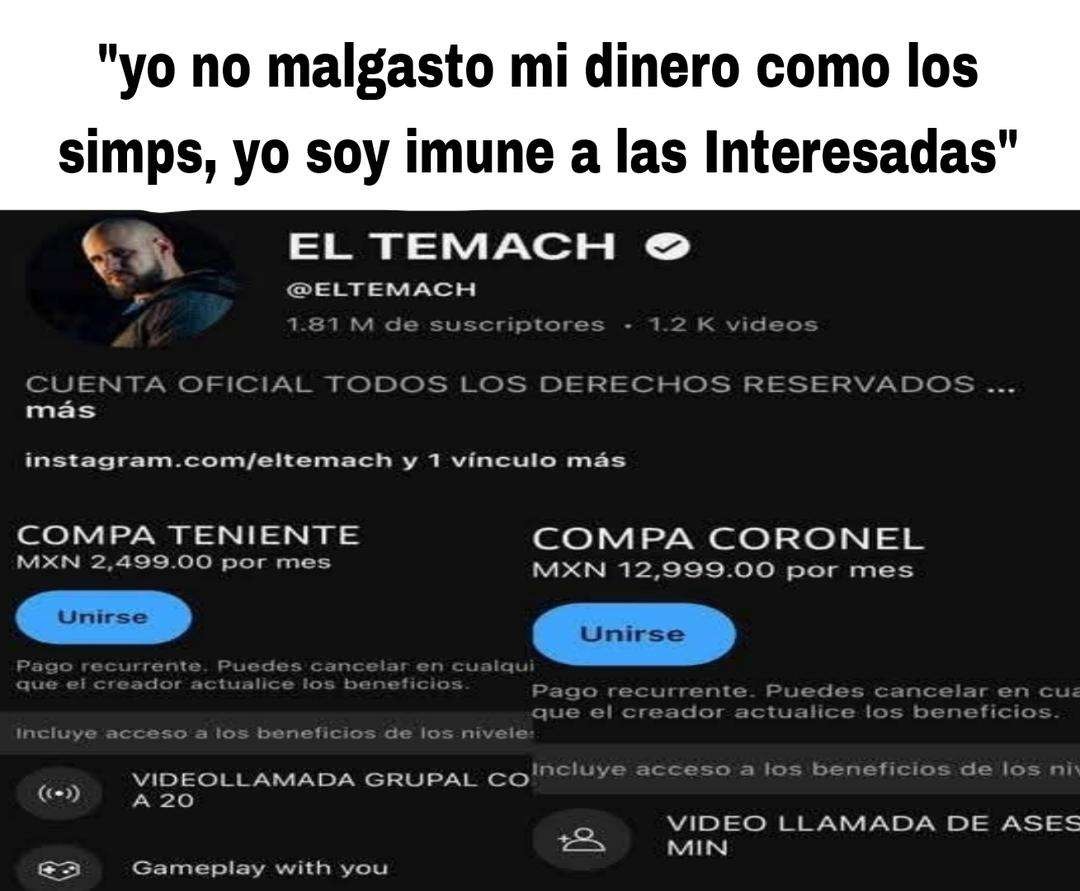 Tremendo perdedor - meme