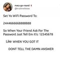 New password required