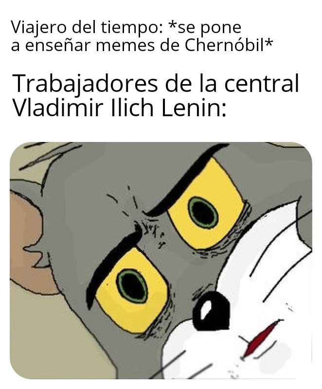 Para quien no lo entienda, es la central de Chernóbil - meme