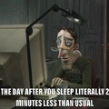 Coraline’s dad is the living embodiment of Mondays