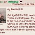 I'm black but I dislike BLM. Good grief you're making us look bad