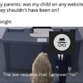 Was my child on any websites they shouldn't have been on?