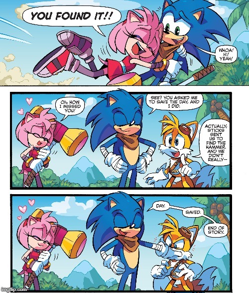 Sonic comic - meme