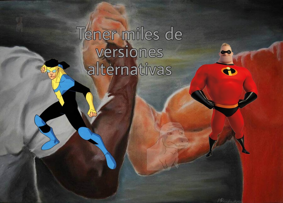 Ustedes se leen los cómics de invencible? - meme