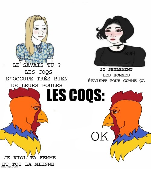 coq chad - meme