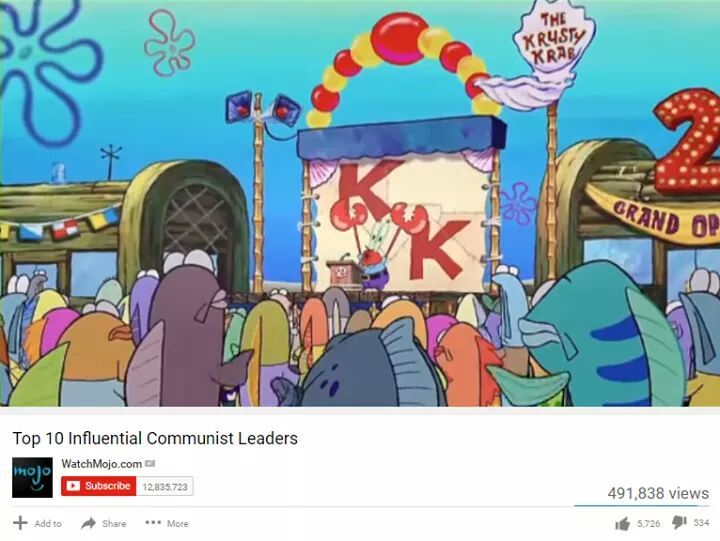 Krusty Kommunism - meme