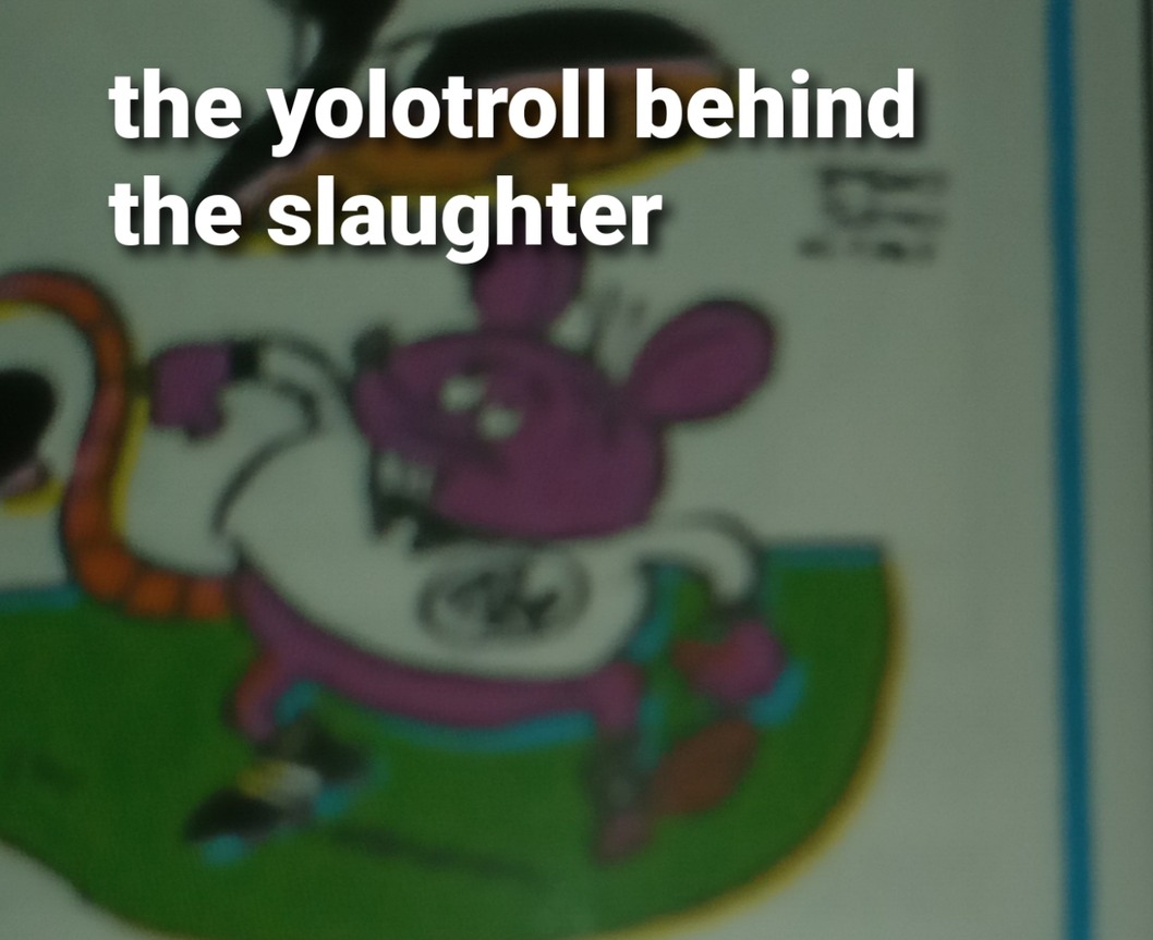 El yolotroll detras del asesinato - meme