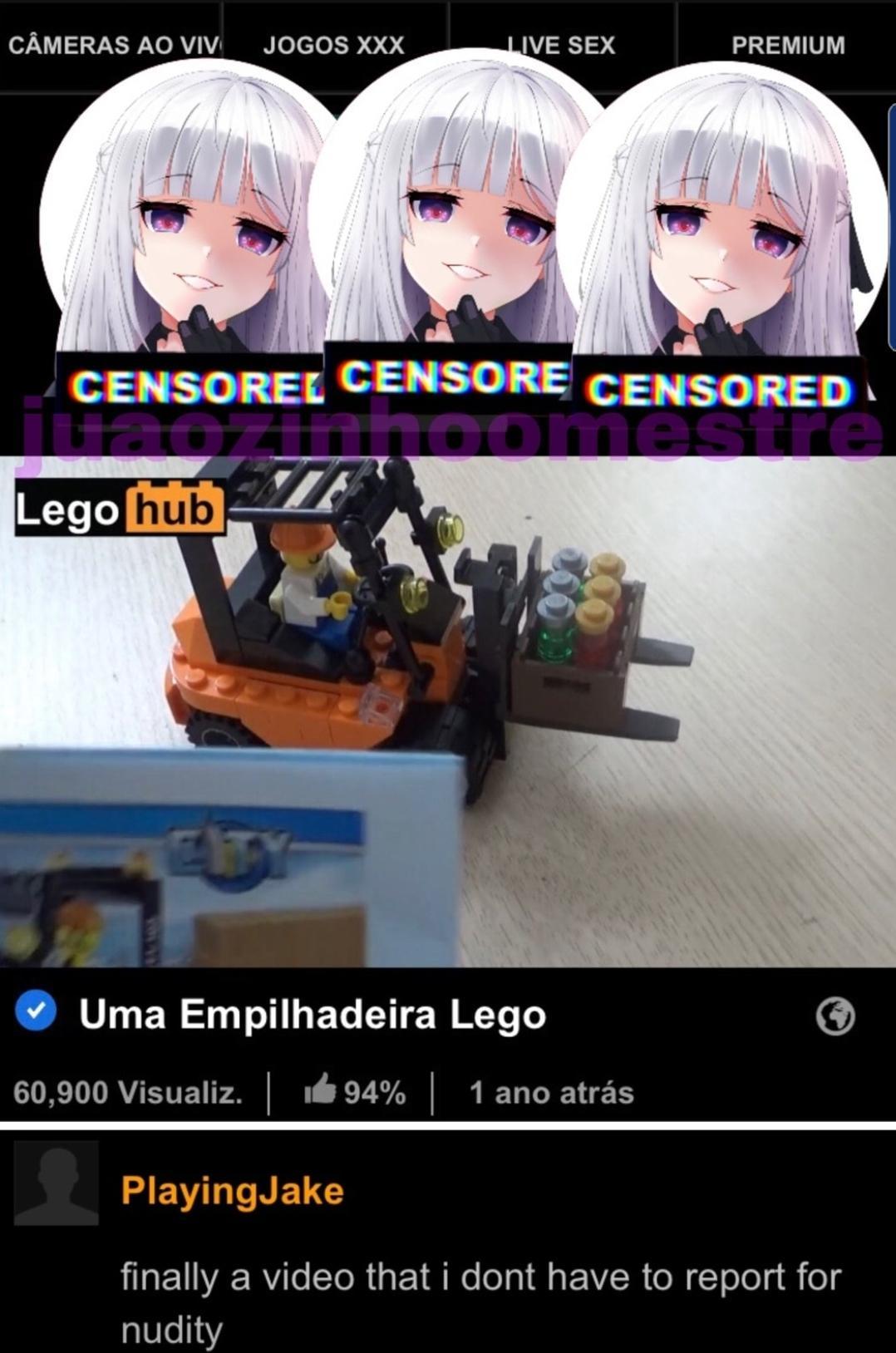 Lego>>>>>porn - meme