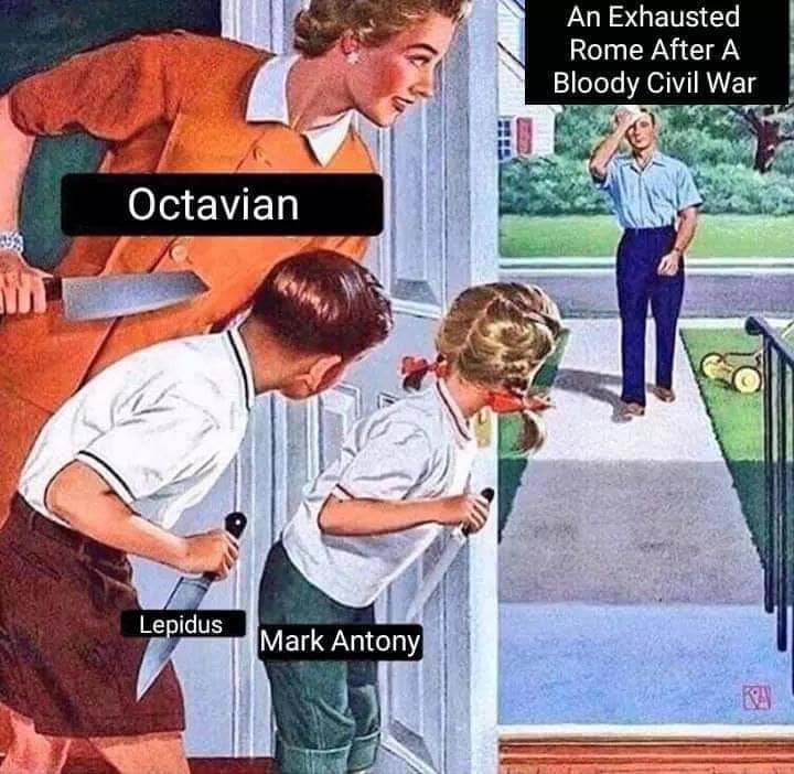 Mark Antony is a soy - meme