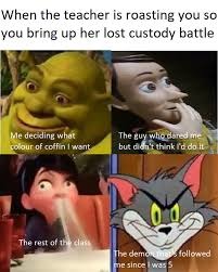 we do not take about the custody battle - meme