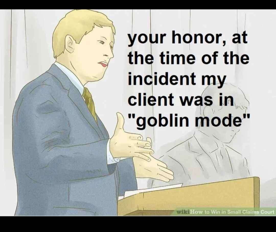 Goblin mode meme