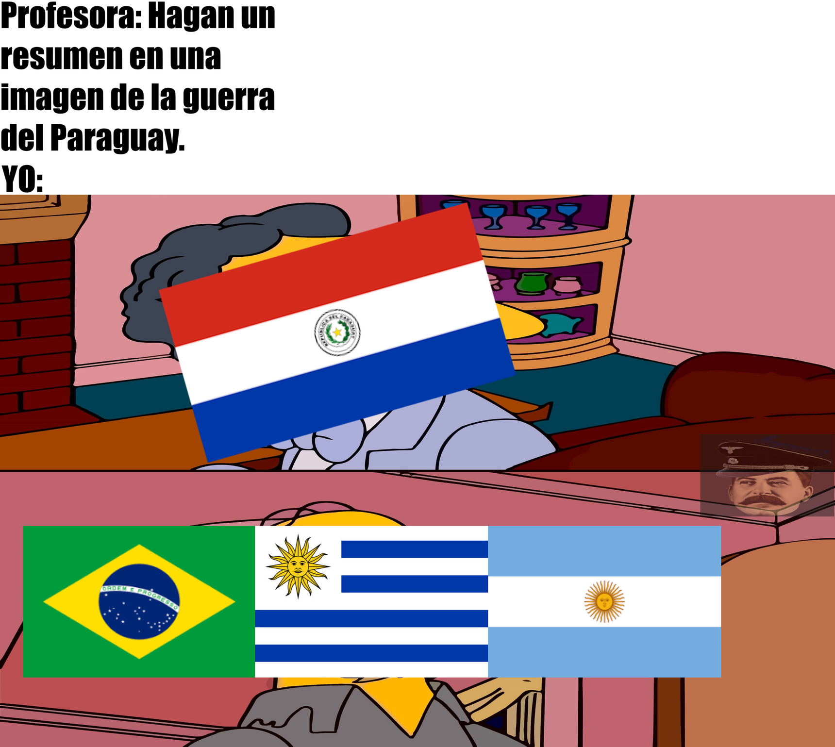 Como Paraguay dejó de existir en simples palabras. - meme