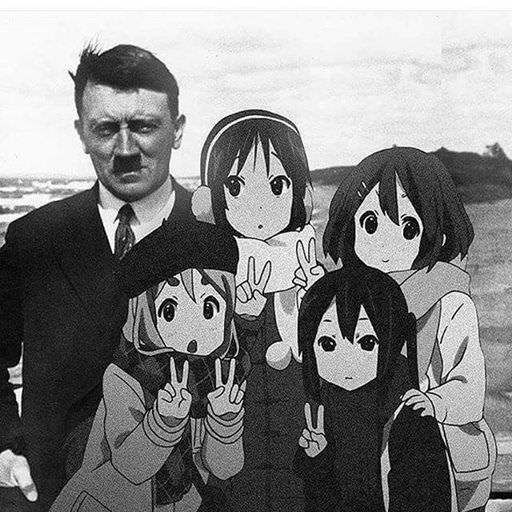 Anime and A Hitler Throwback - meme