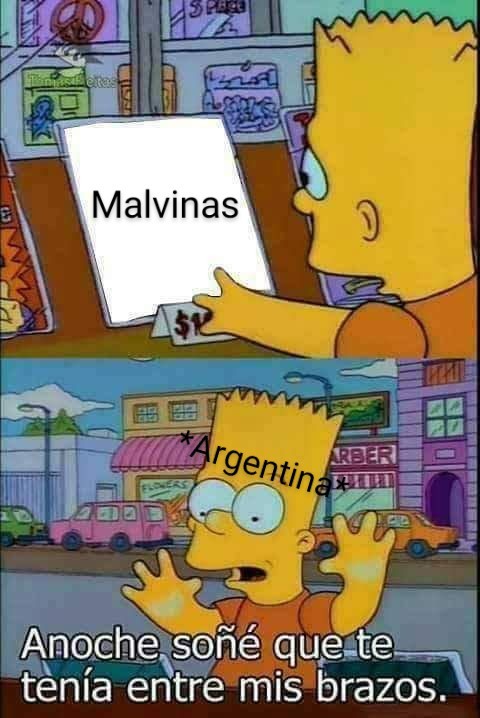 Las Malvinas son argentinas - meme