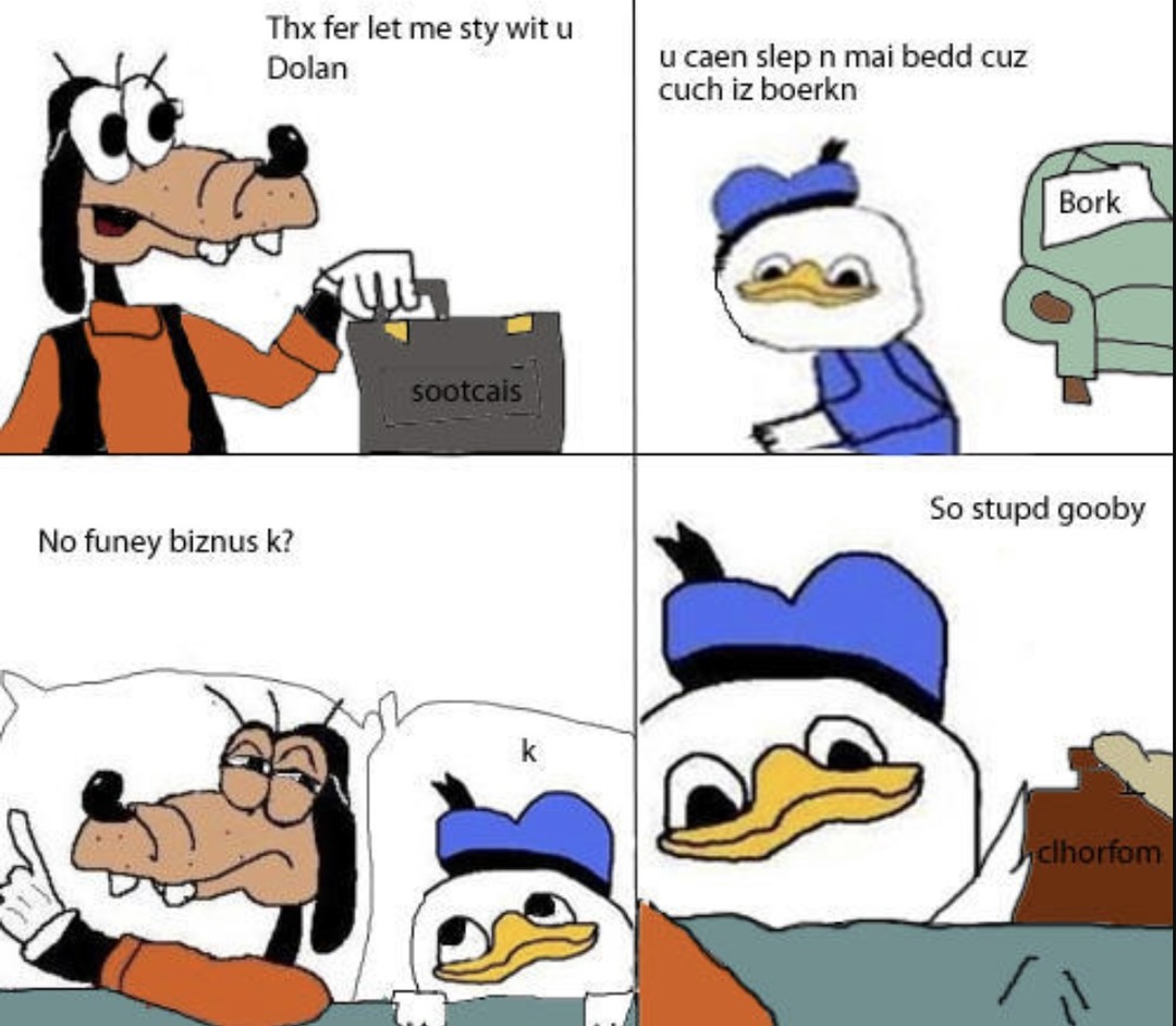 Gooby & Dolan - meme