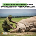 White rhino is now extinct