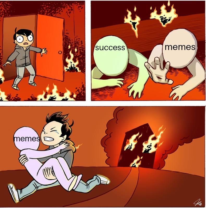 Memes over success