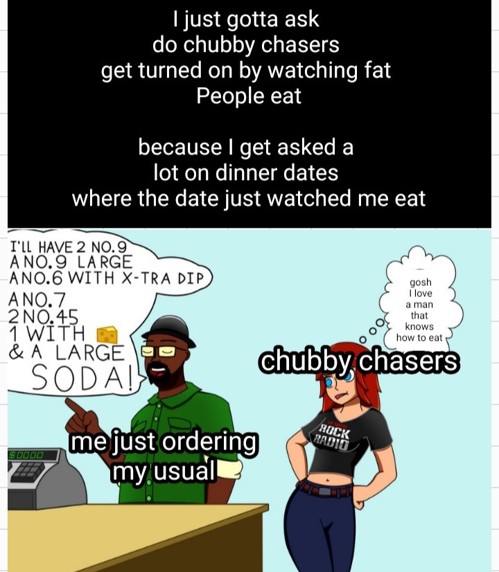 Chubby chasers - meme