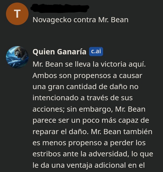 En efecto, Mr. Bean>>>>Novagecko - meme