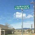 I live on this street