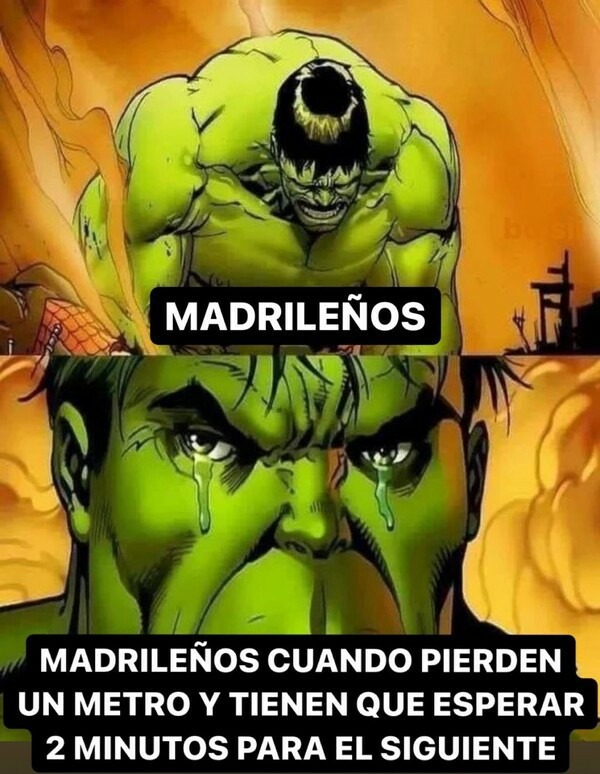 Madrileños - meme