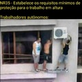 Tem que trabalhar com segurança