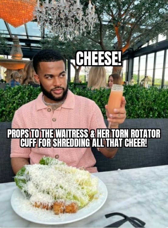 What you say is "when" not "cheese" - meme