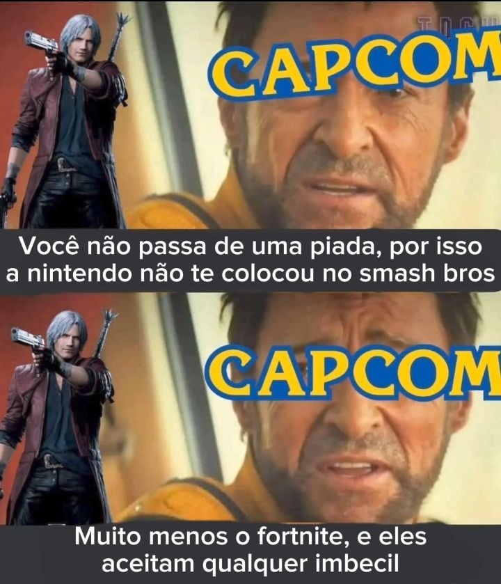 Capcom tem seus favoritos - meme