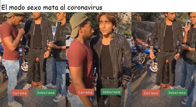 Yasaben, ponganse en modo sexo y el coronavirus no les infectara - meme