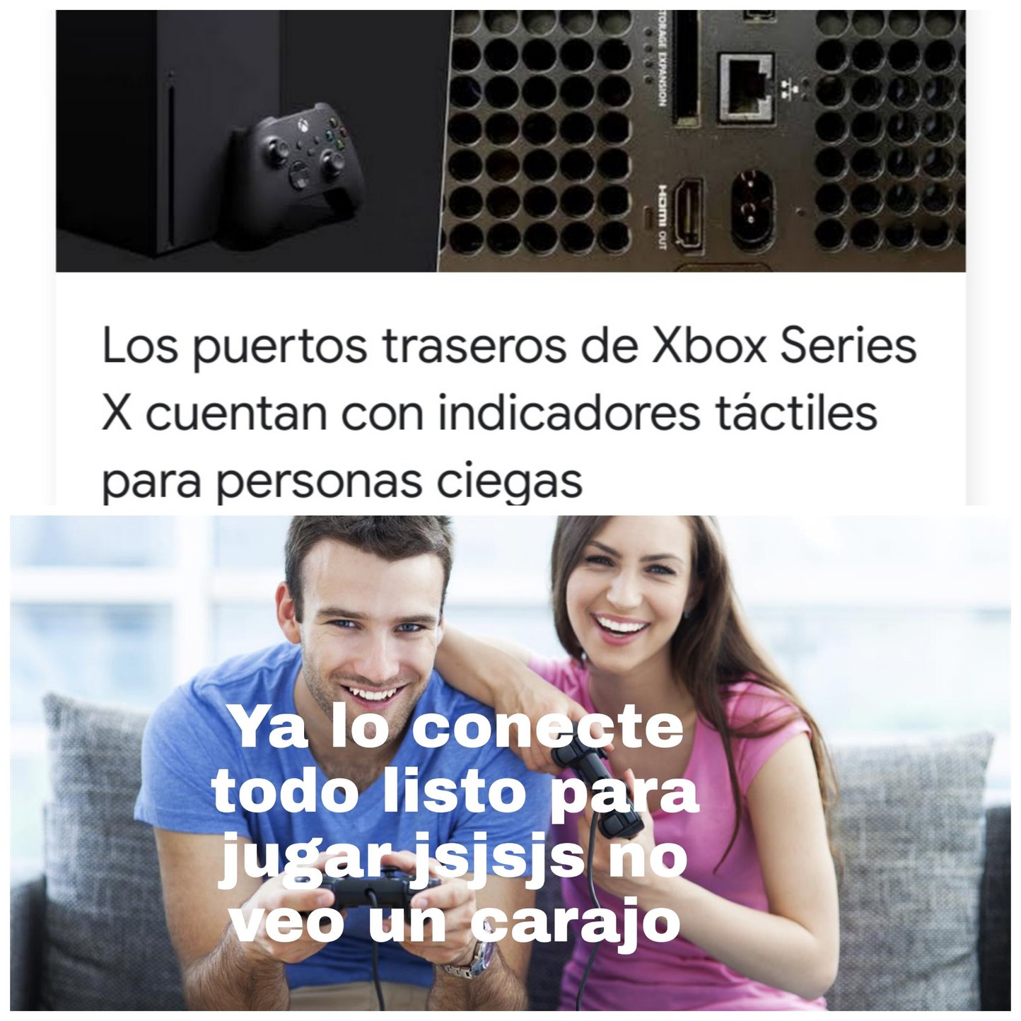 Ya se los mandos no son de Xbox - meme