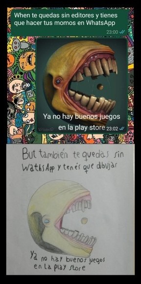 Ya no hay buenos juegos en la play store ni presupuesto - meme