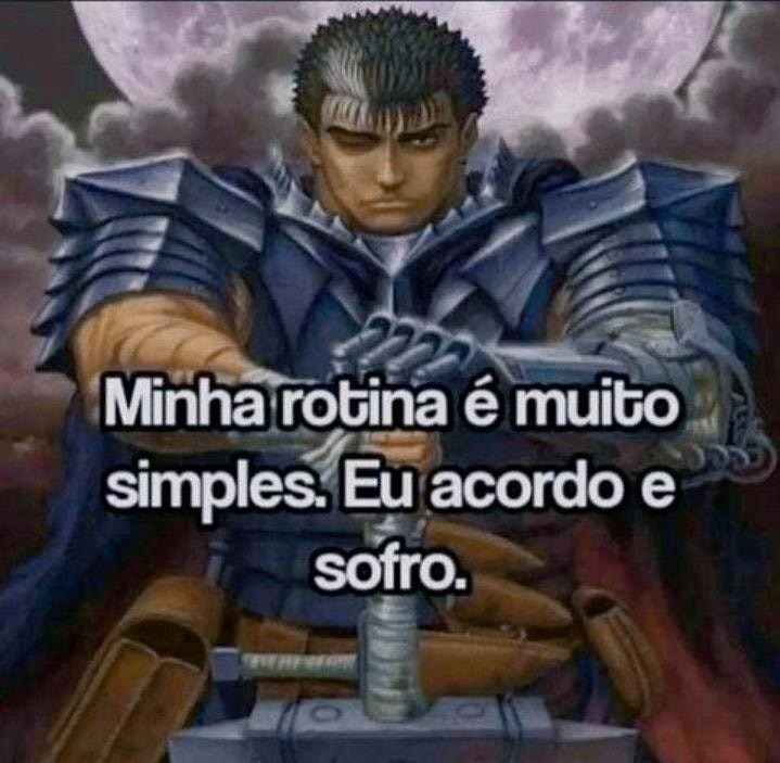Você também acorda e sofre? - meme